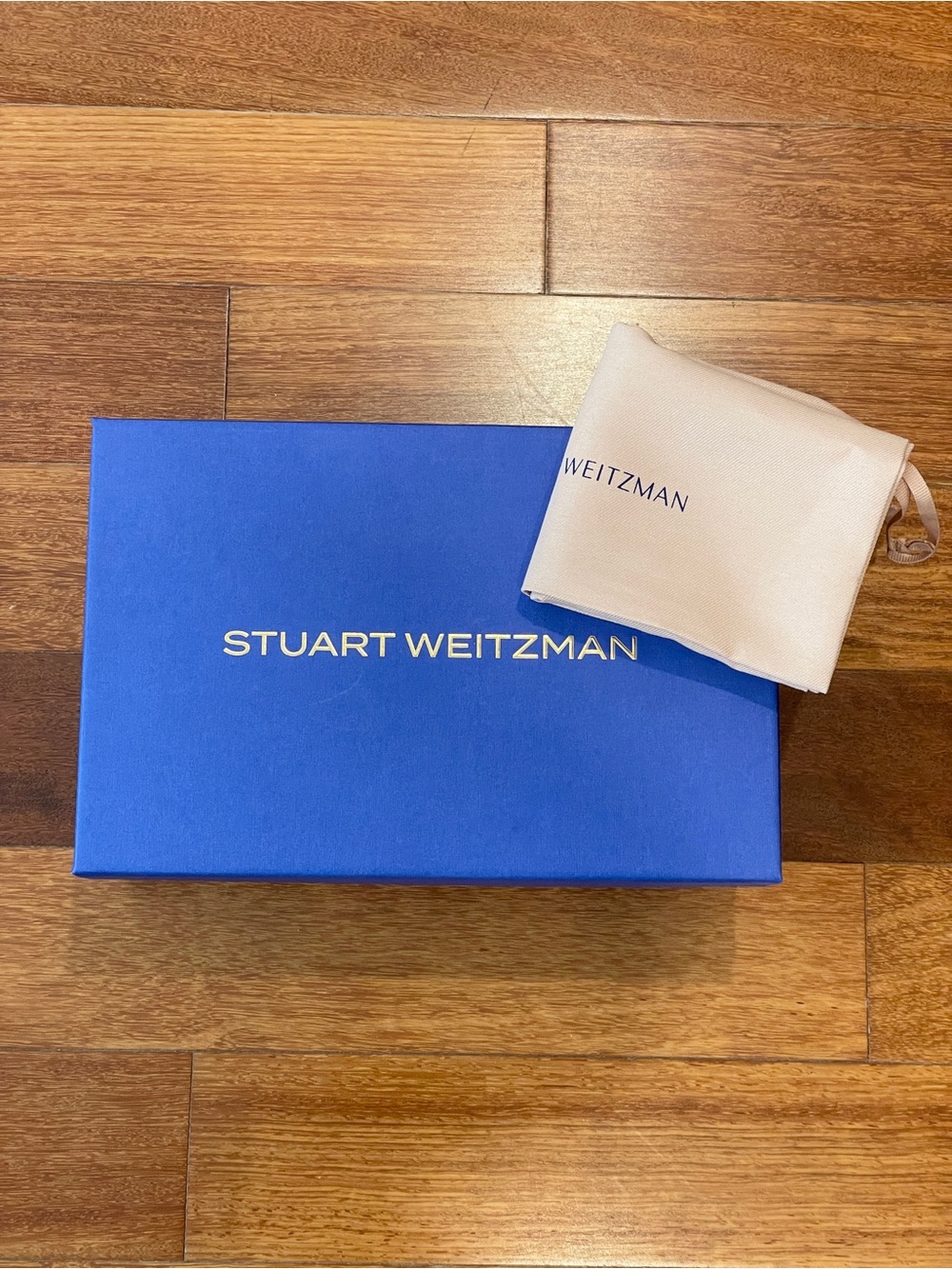 Stuart Weitzman shoe box and dust bag